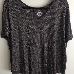 Short dolman style sleeve  top